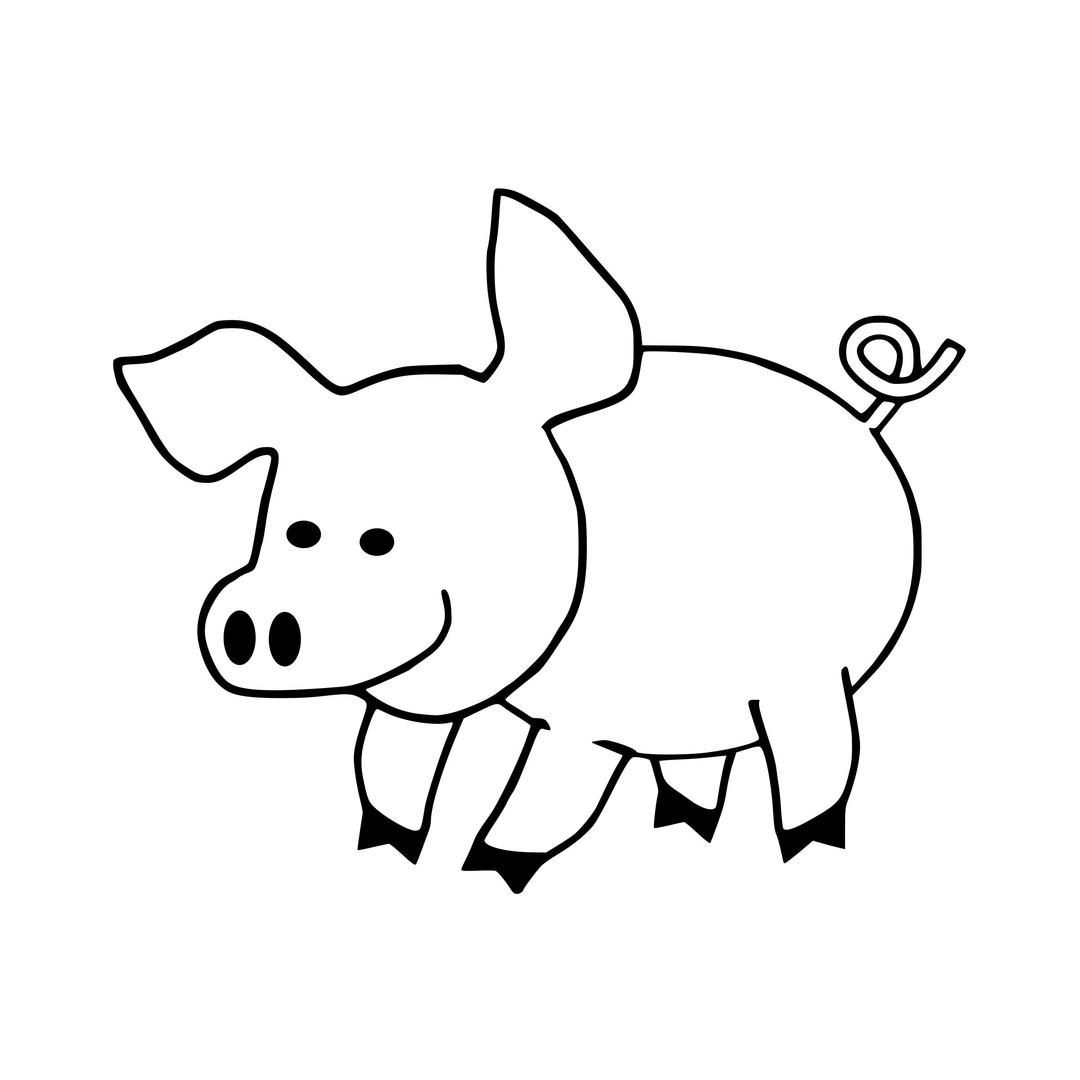 Pig Stamp png transparent