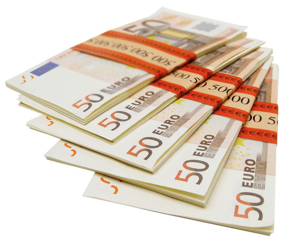 Pile Of 500 Euro Notes png transparent