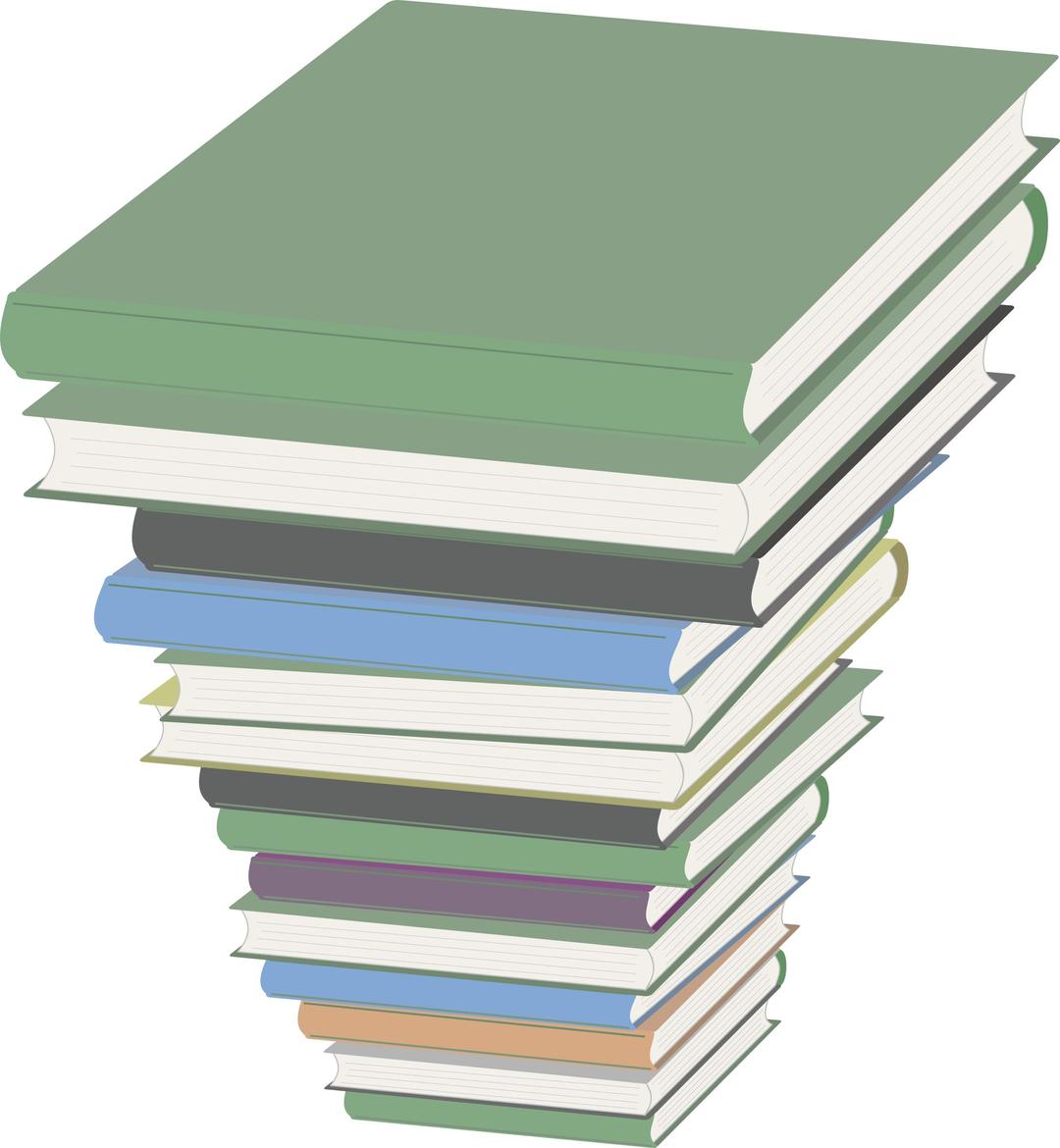 Pile of Books png transparent