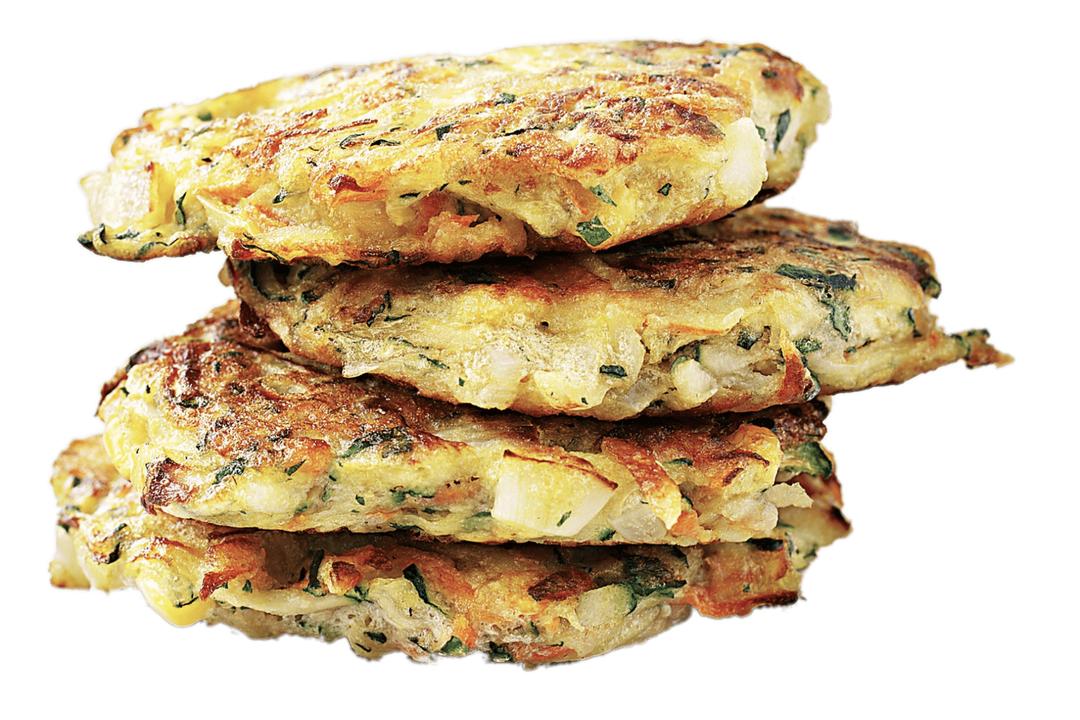 Pile Of Vegetable Fritters png transparent