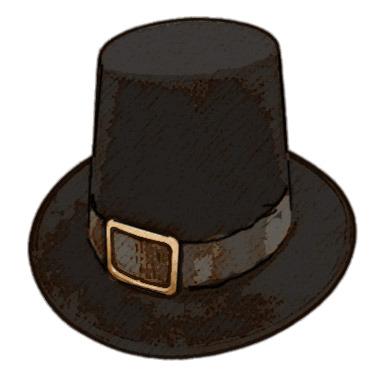 Pilgrim's Hat Illustration png transparent