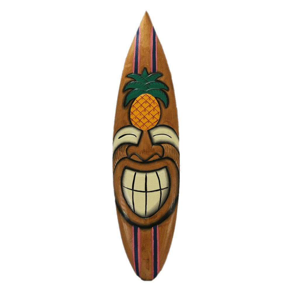 Pineapple Surfboard png transparent