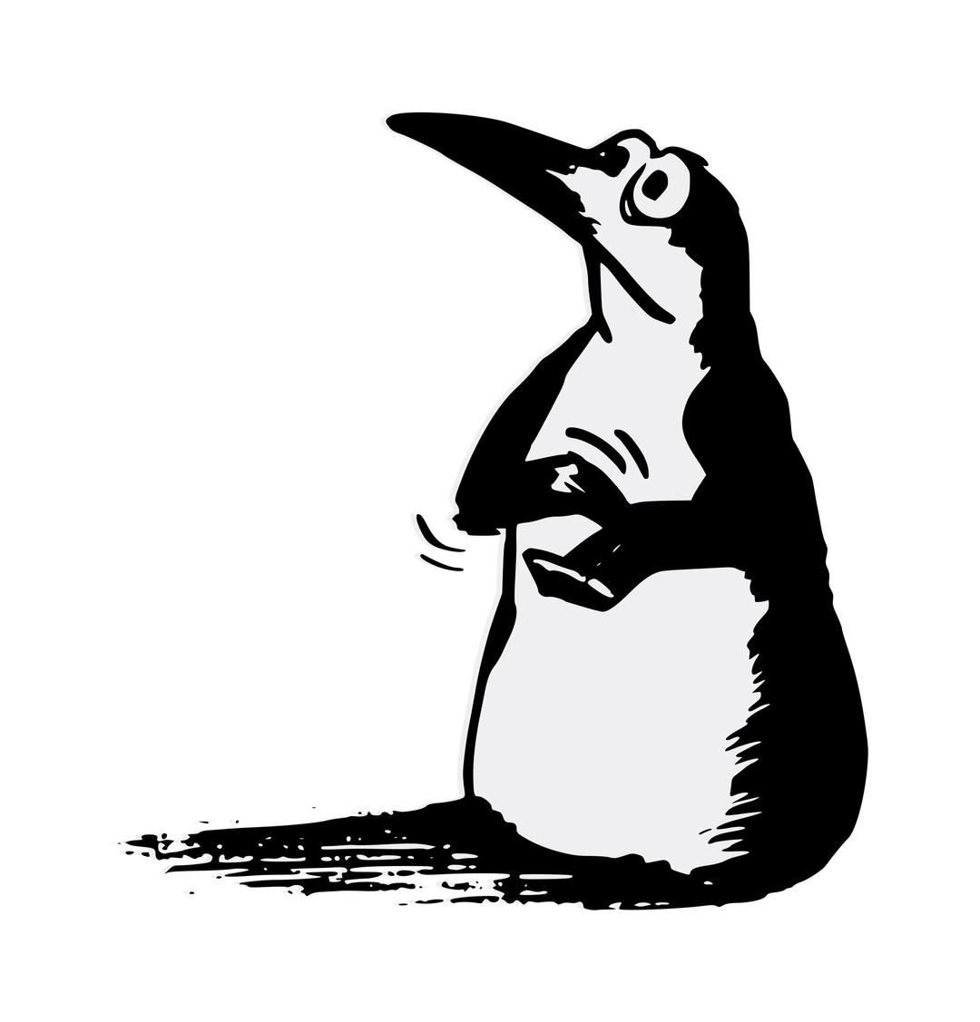 Pingouin Applaudissant - Applauding Penguin png transparent