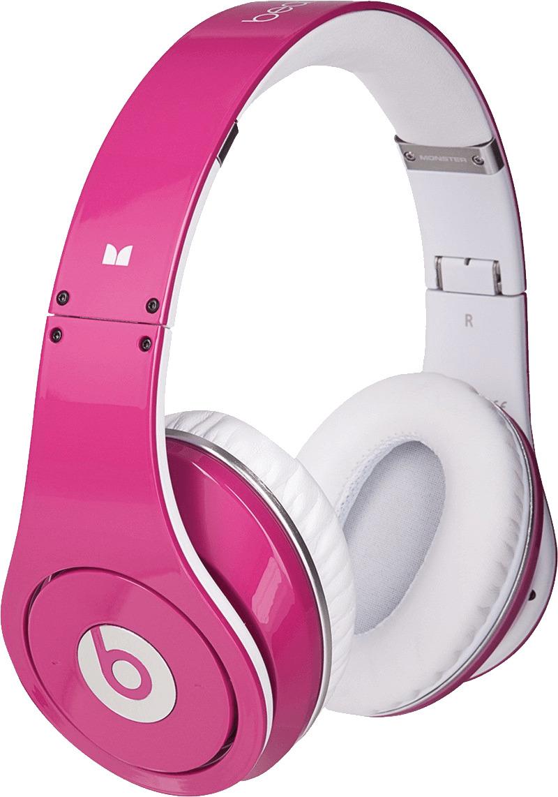 Pink Beat Headphones png transparent