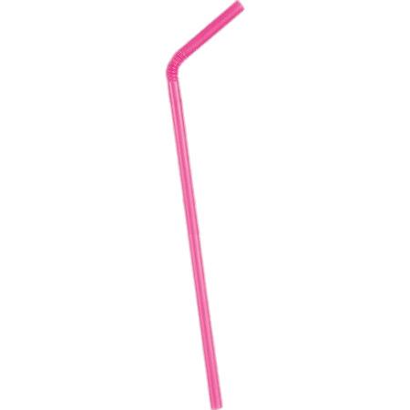 Pink Bendy Straw png transparent