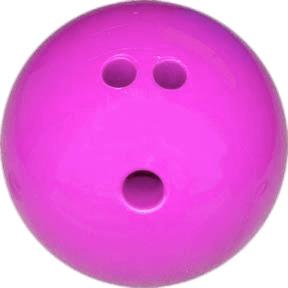 Pink Bowling Ball png transparent