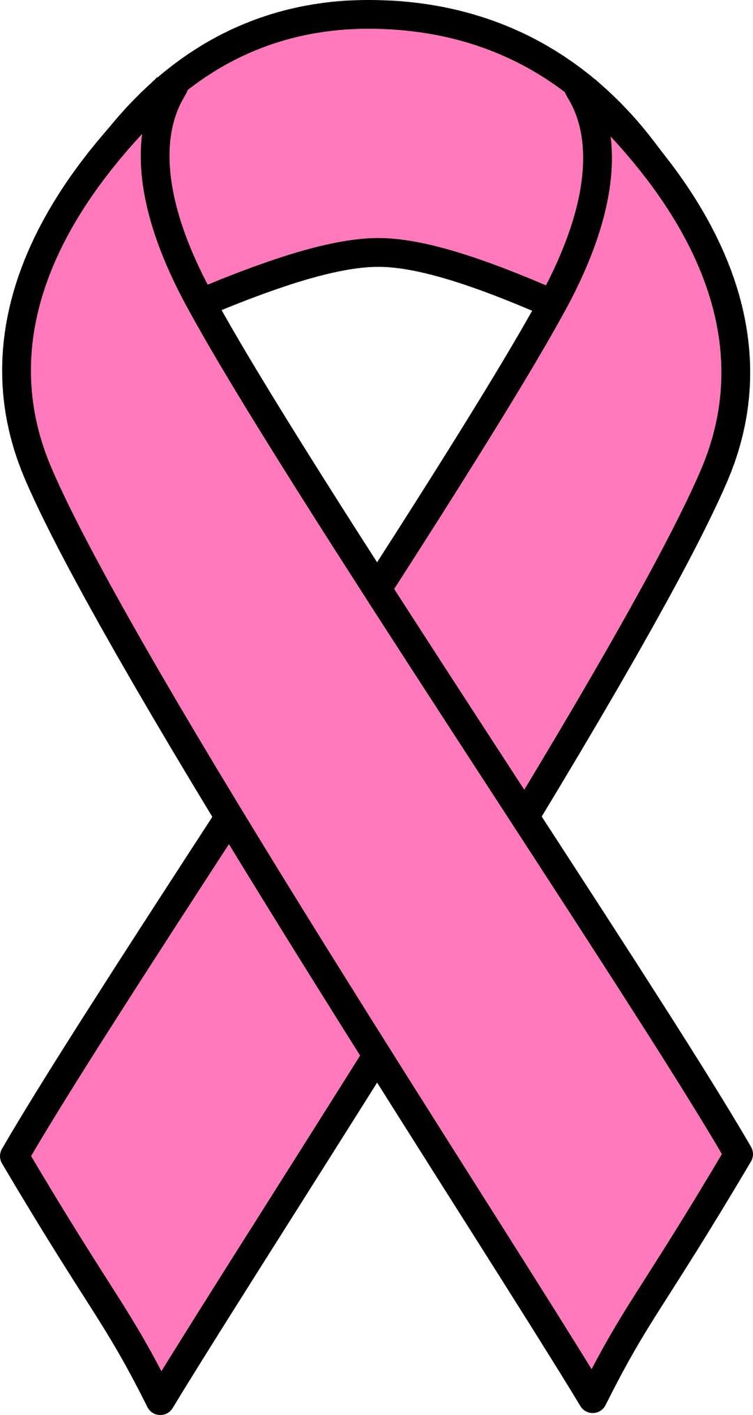 Pink Breast Cancer Ribbon png transparent