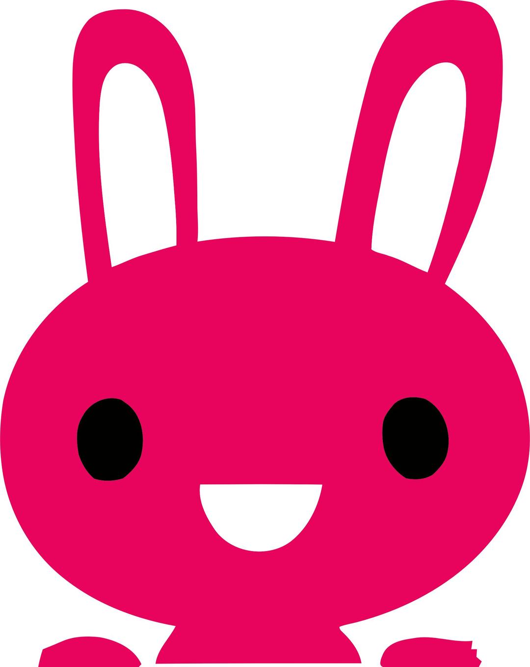 Pink Bunny Icon png transparent