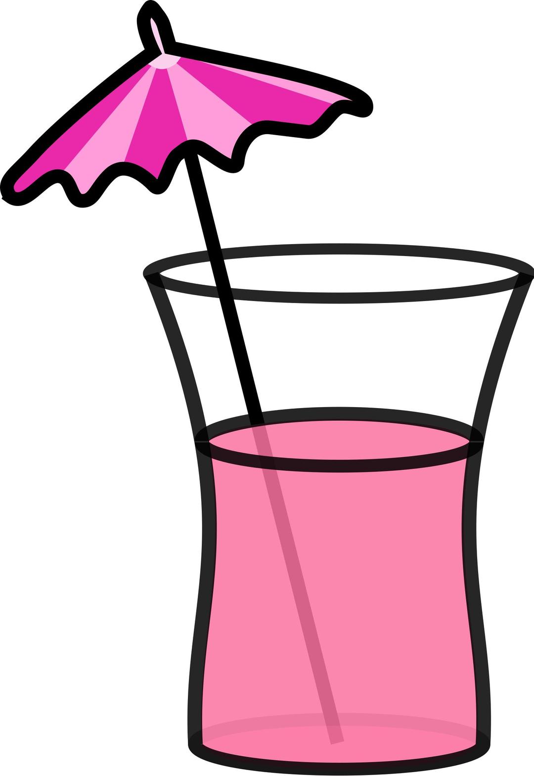 Pink cocktail png transparent