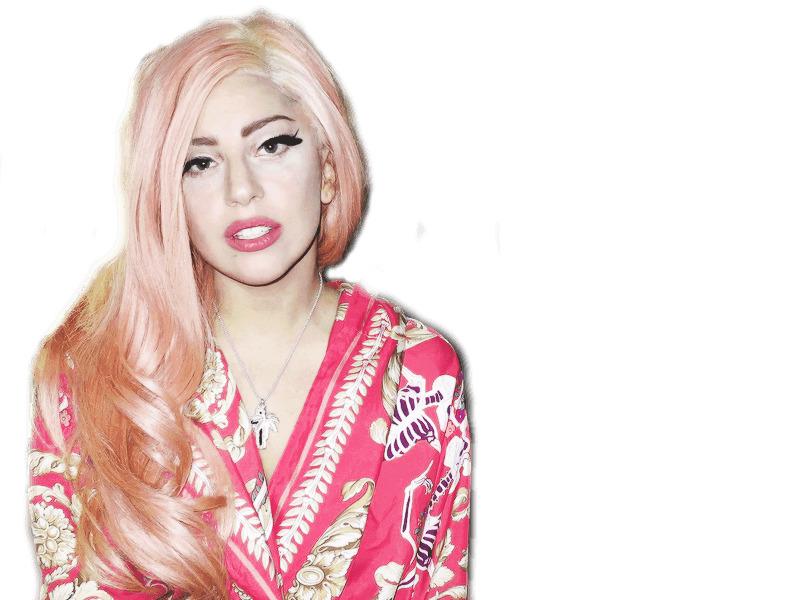 Pink Dress Lady Gaga png transparent
