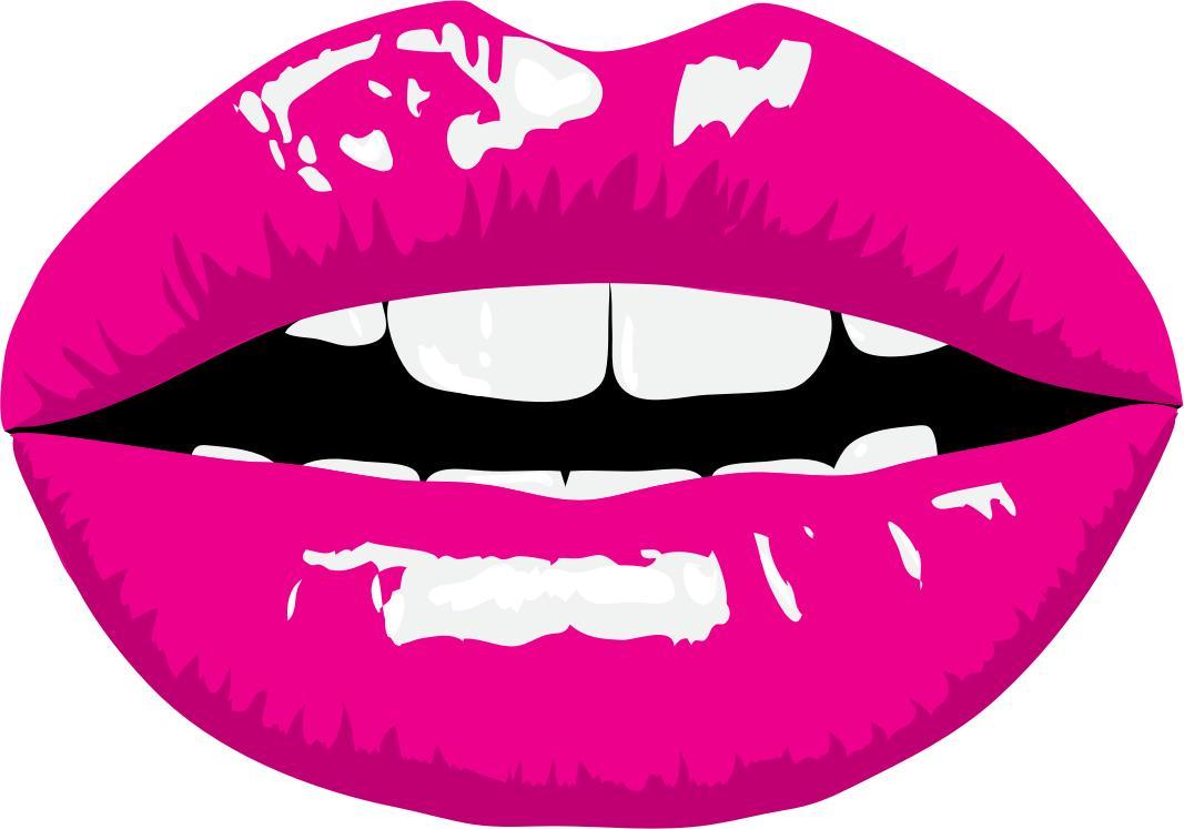 Pink lips png transparent
