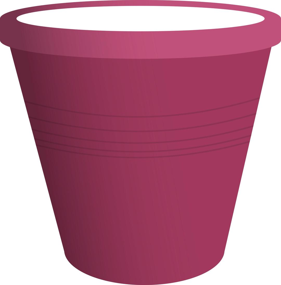 Pink Plastic Bucket png transparent