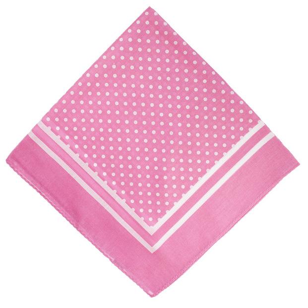 Pink Polka Dot Handkerchief png transparent