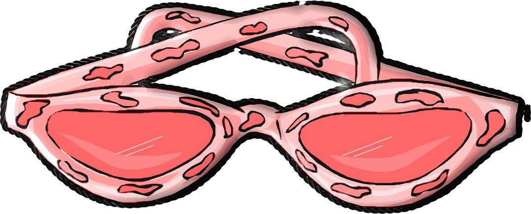 Pink Sunglasses png transparent