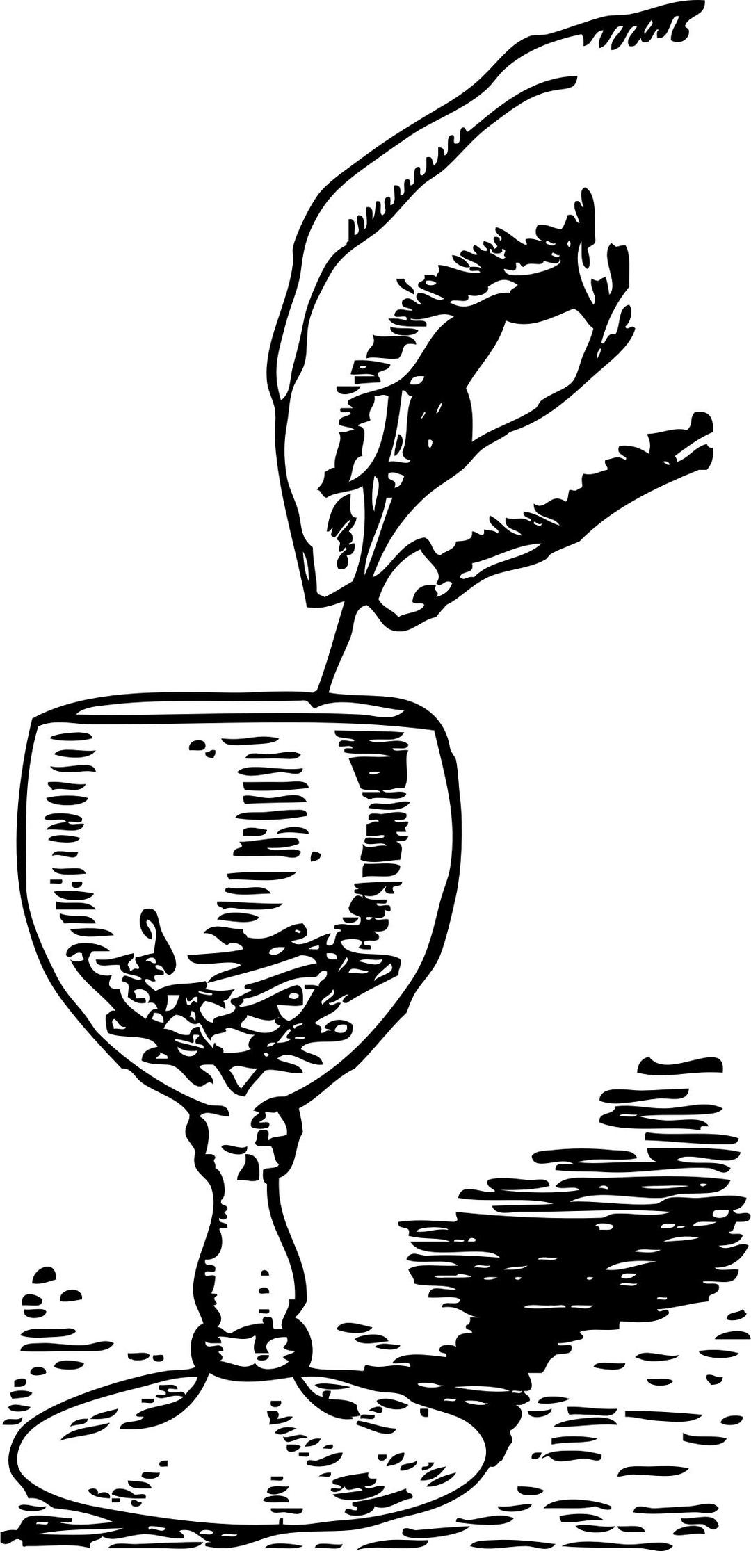 pins in a glass png transparent
