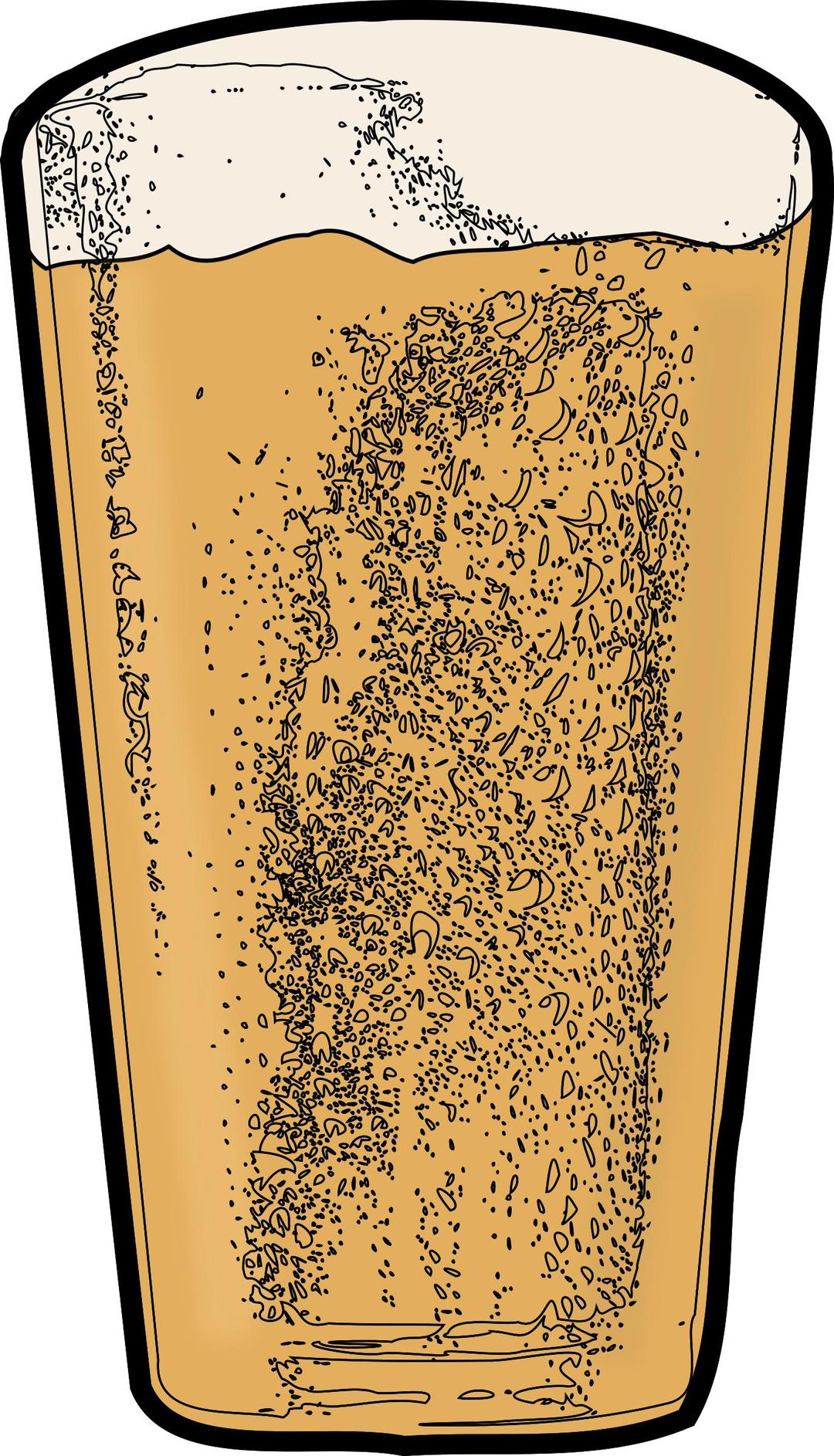 Pint of Beer - Colour png transparent