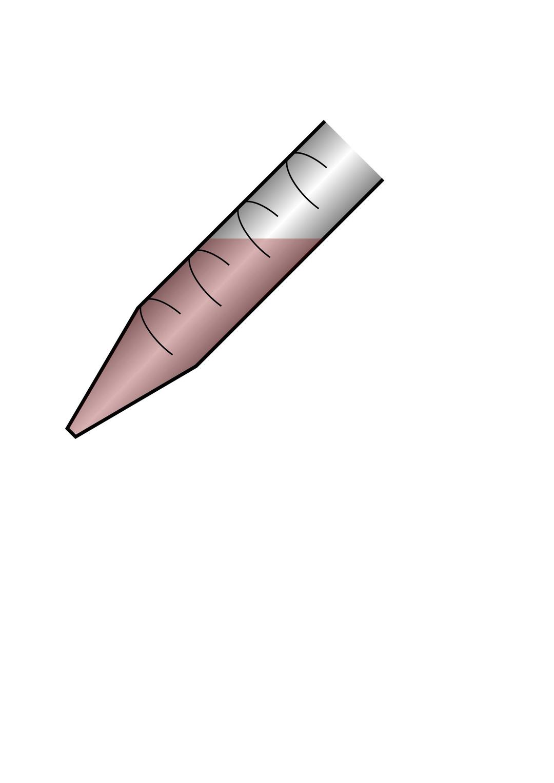 Pipette with Medium png transparent