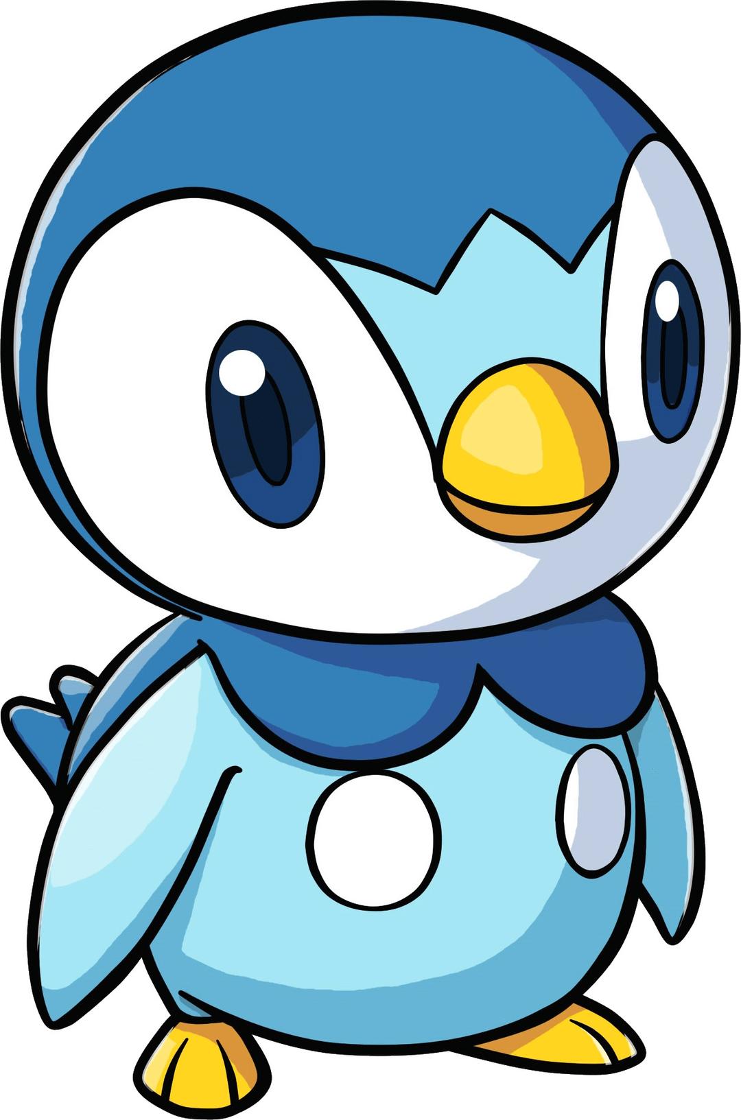 Piplup Pokemon png transparent