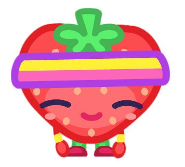 Pipsi the Fizzical Phewberry Eyes Closed png transparent
