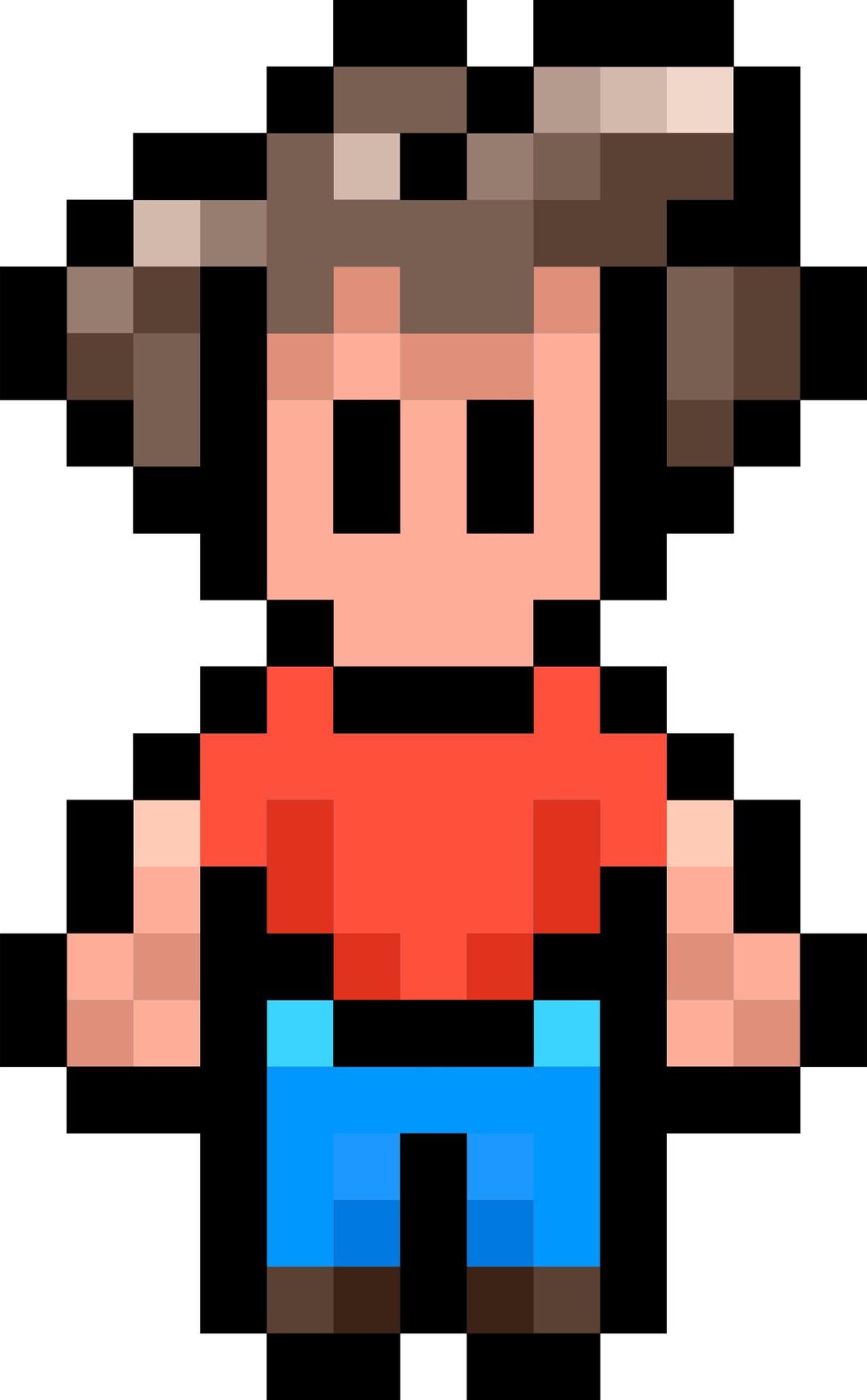 Pixel Character png transparent