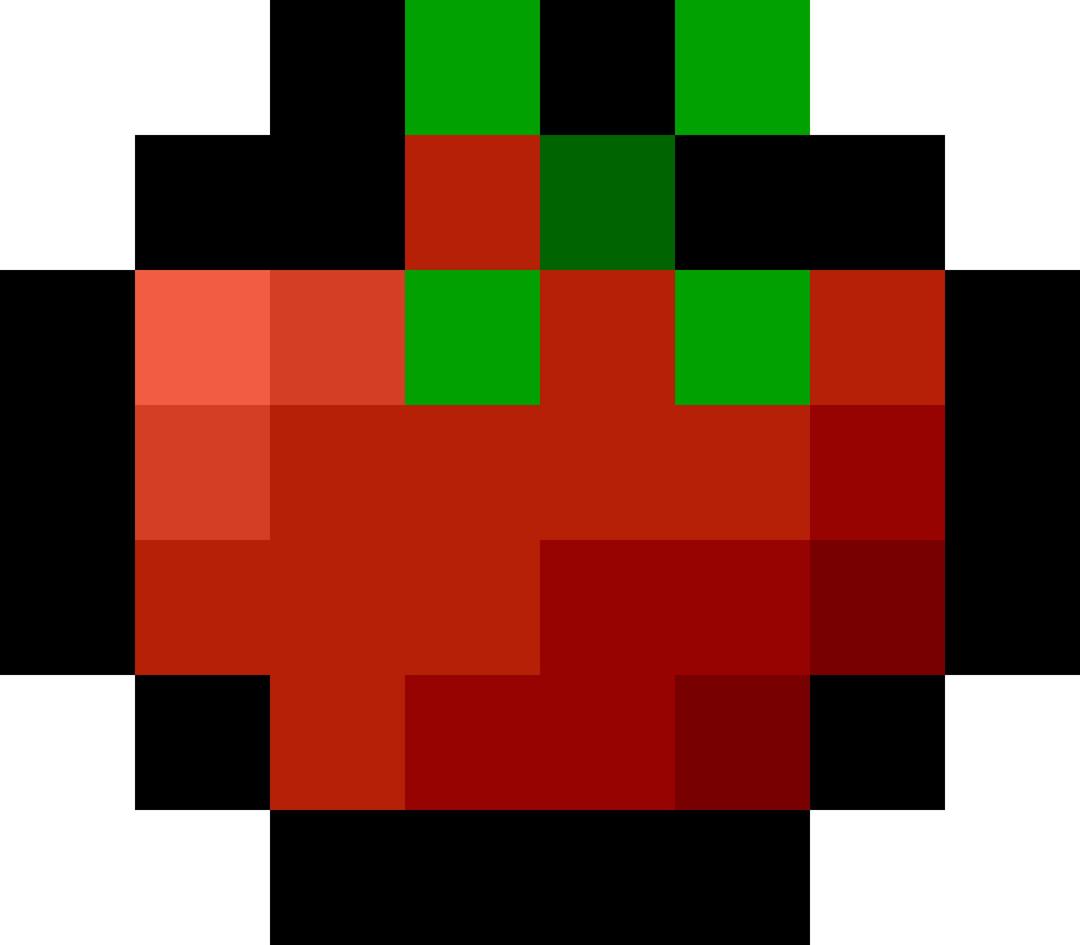 Pixel Tomato png transparent