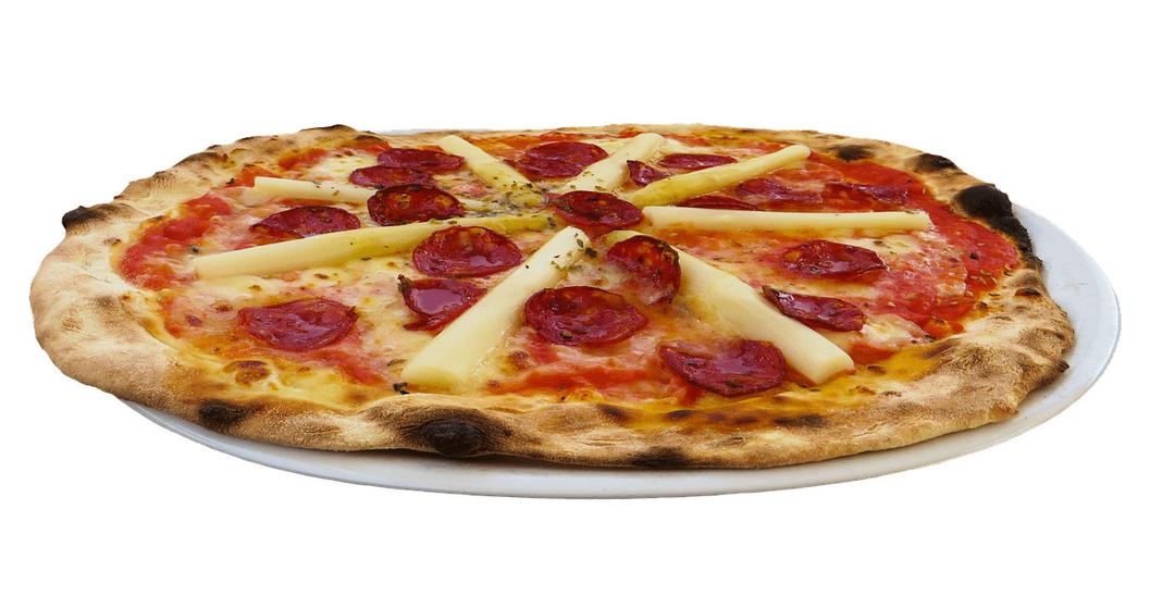 Pizza Pepperoni and Cheese png transparent