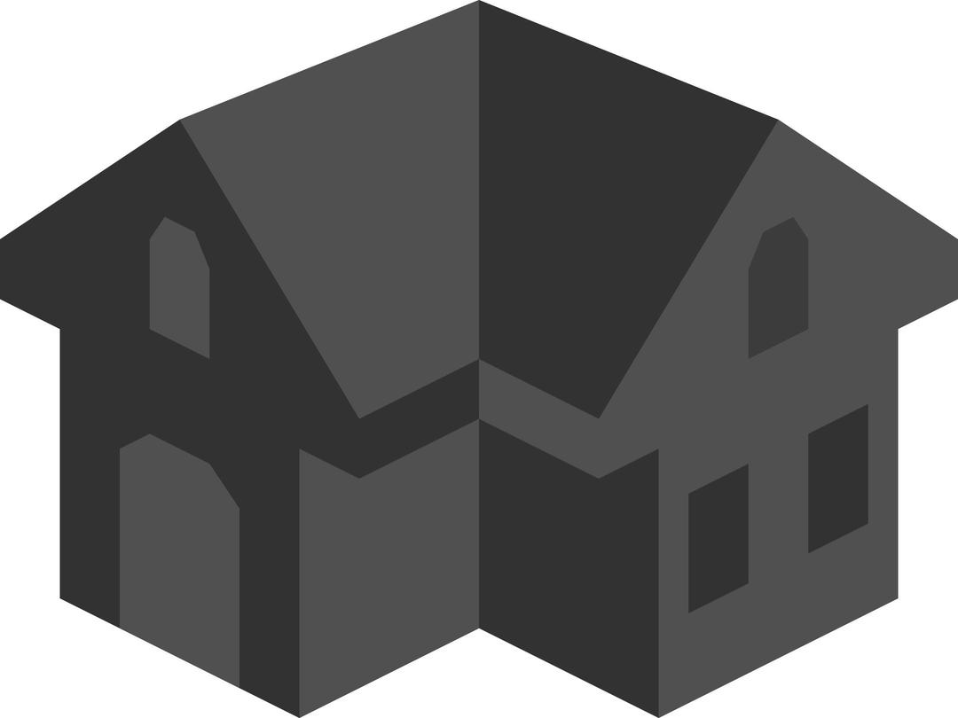 Placeholder Isometric Building Icon Colored Dark Alternative 2 png transparent