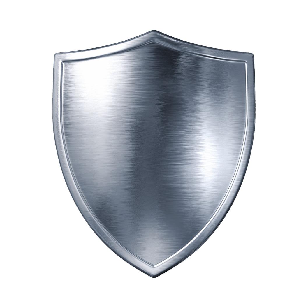 Plain Silver Shield png transparent