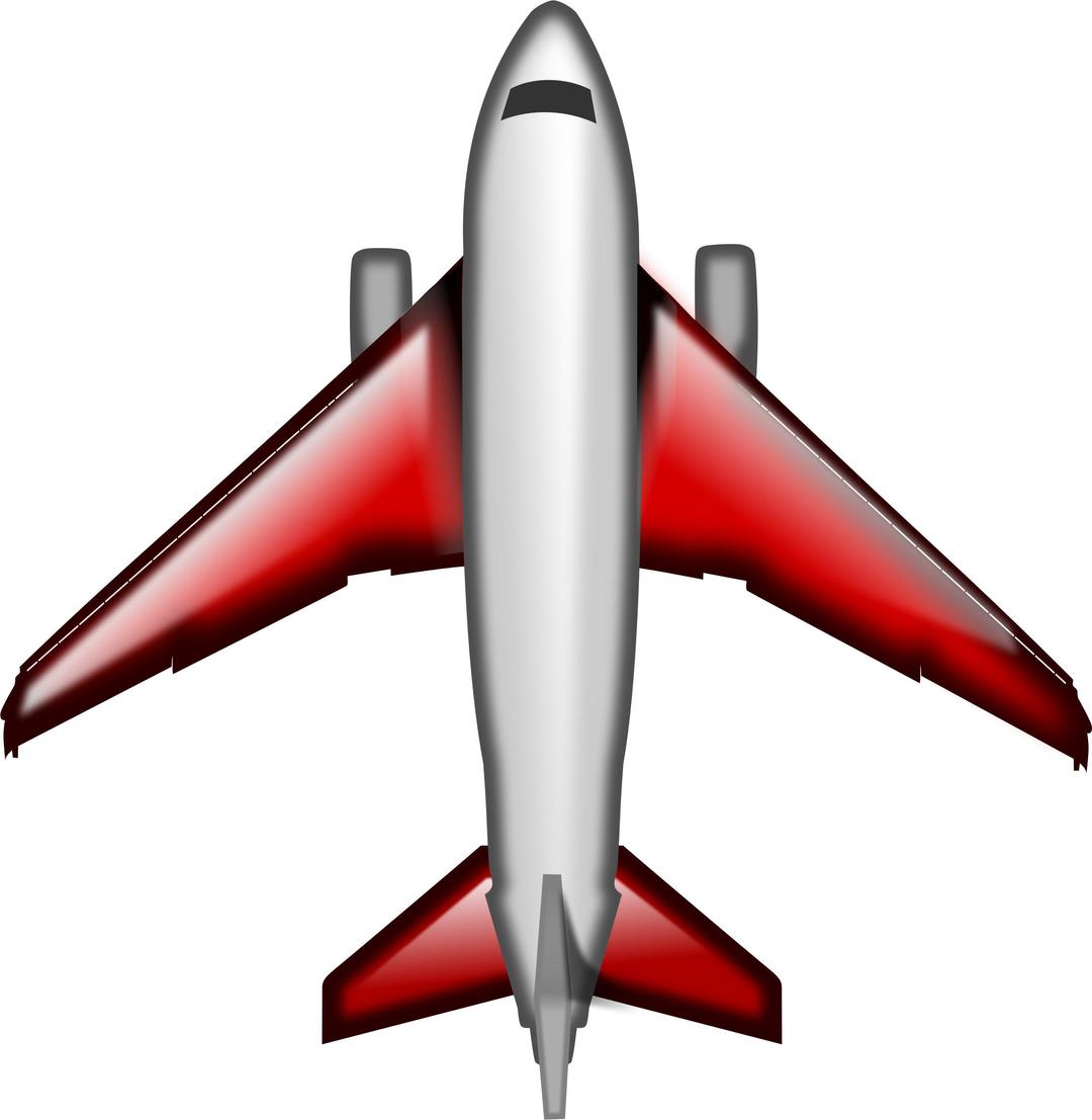 Plane Red png transparent