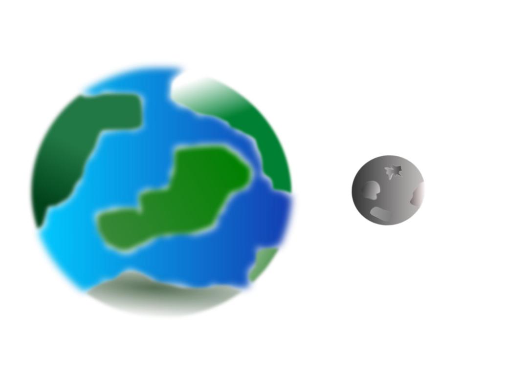 Planet with moon png transparent