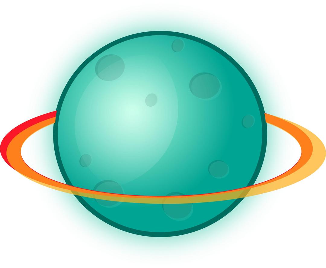 Planet with Rings png transparent