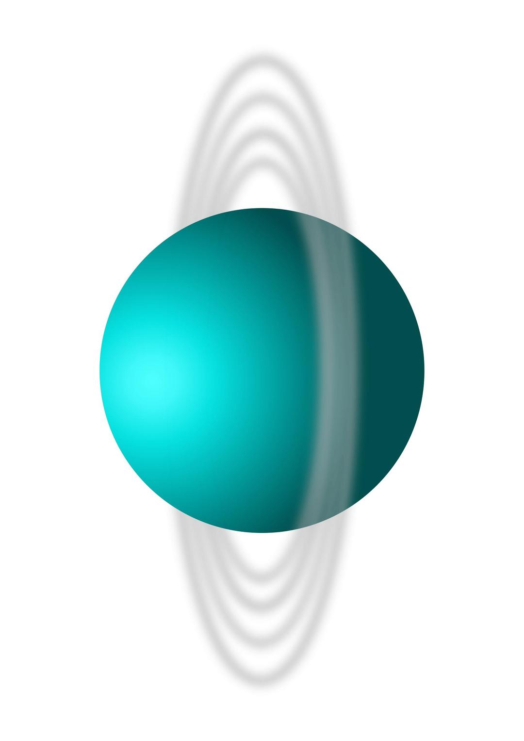 Planeta Urano png transparent