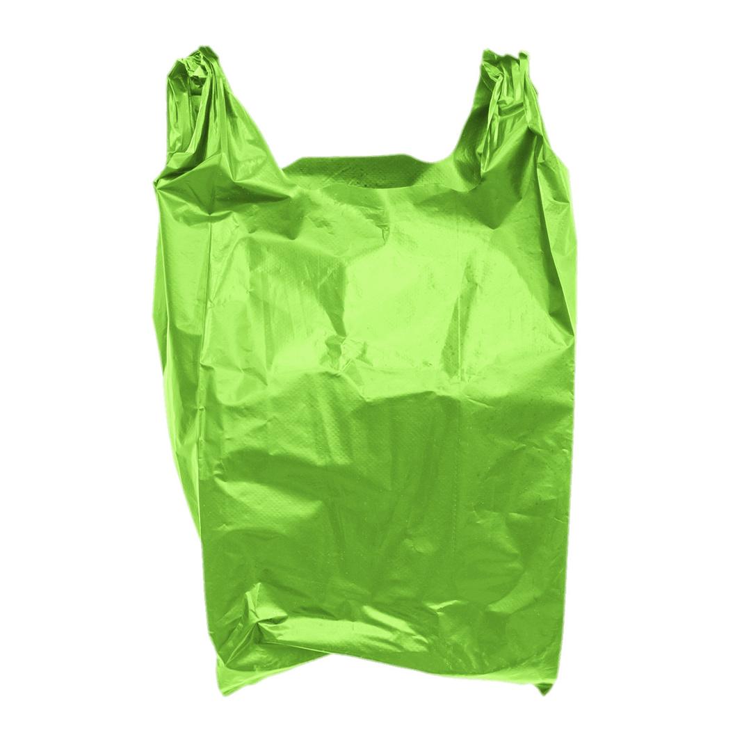 Plastic Bag Green png transparent