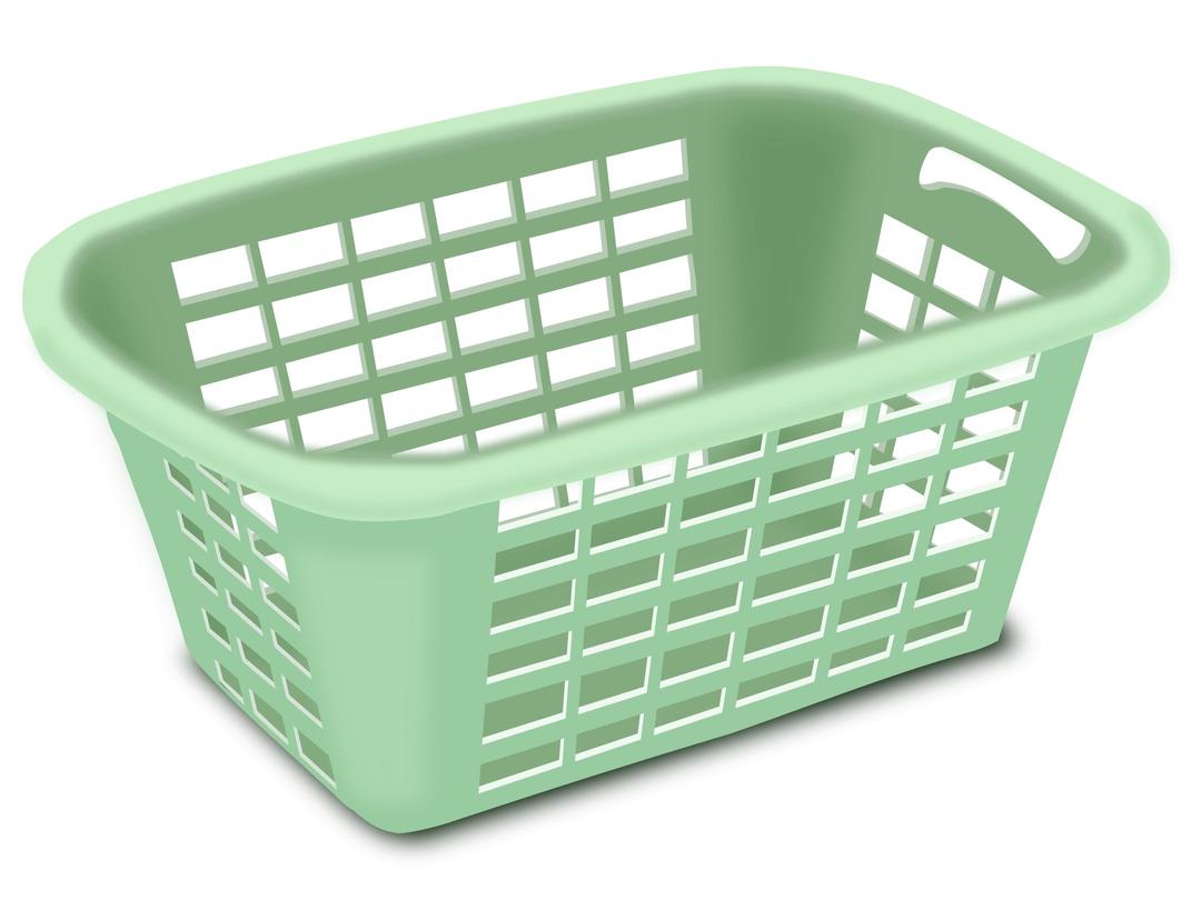 Plastic Laundry Basket png transparent