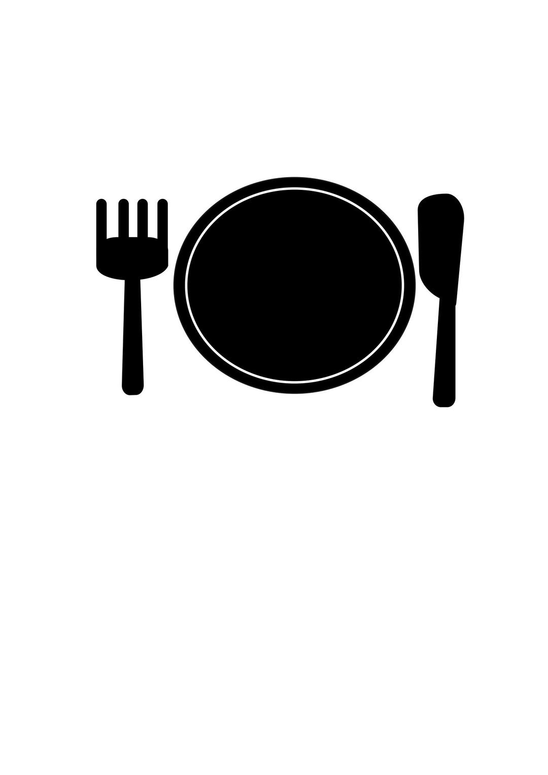 Plate and Spoon png transparent