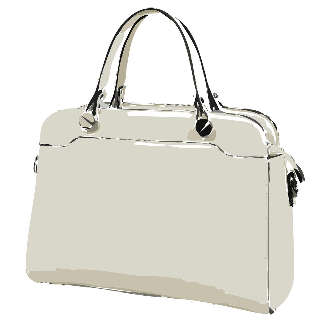Platinum Leather Bag png transparent