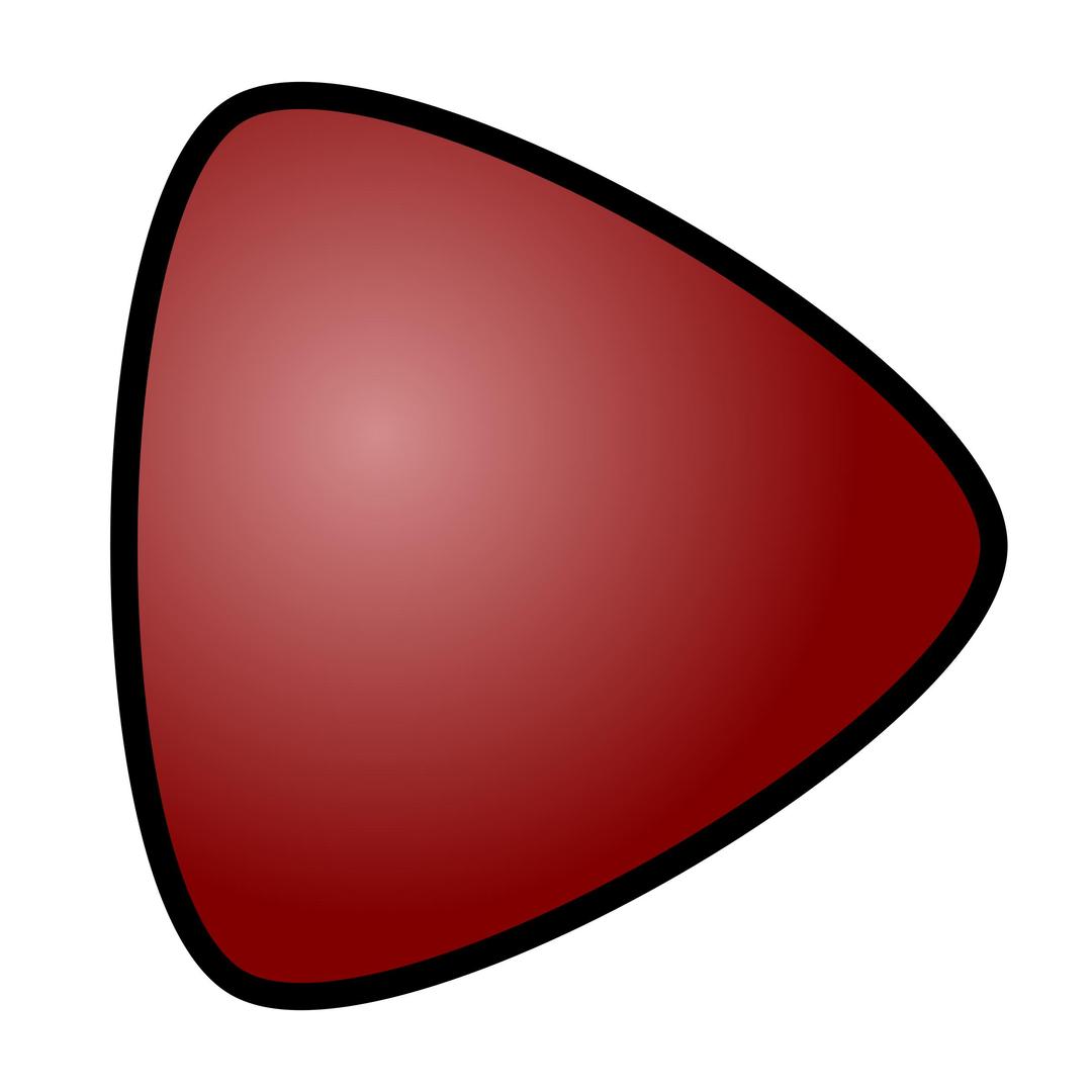 Play Button, red, for media player png transparent