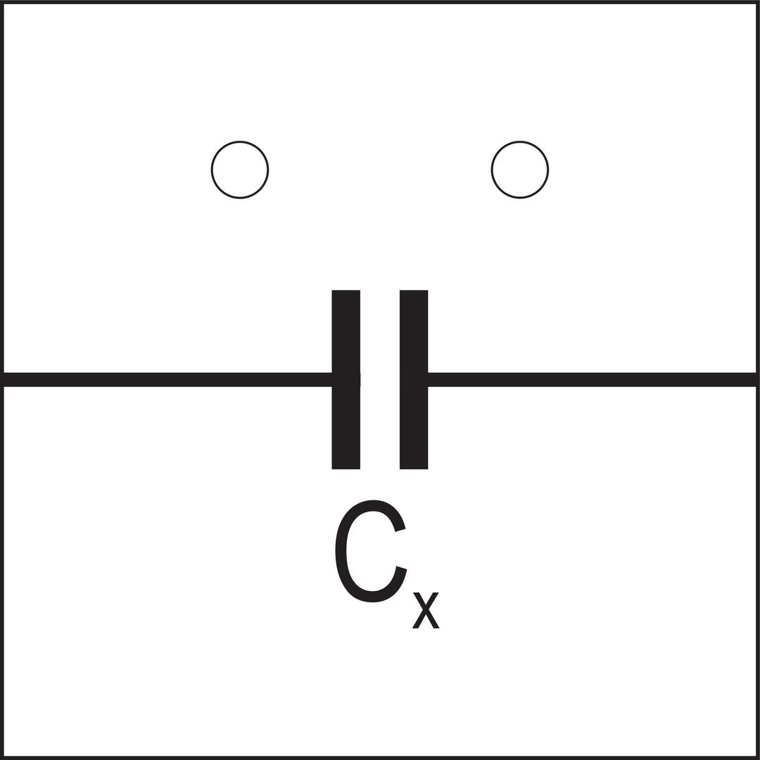 Plug-In Capacitor Cx png transparent