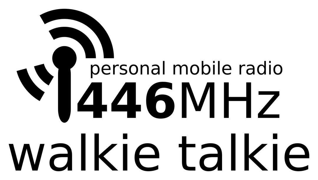 PMR446 (walkie talkie) png transparent