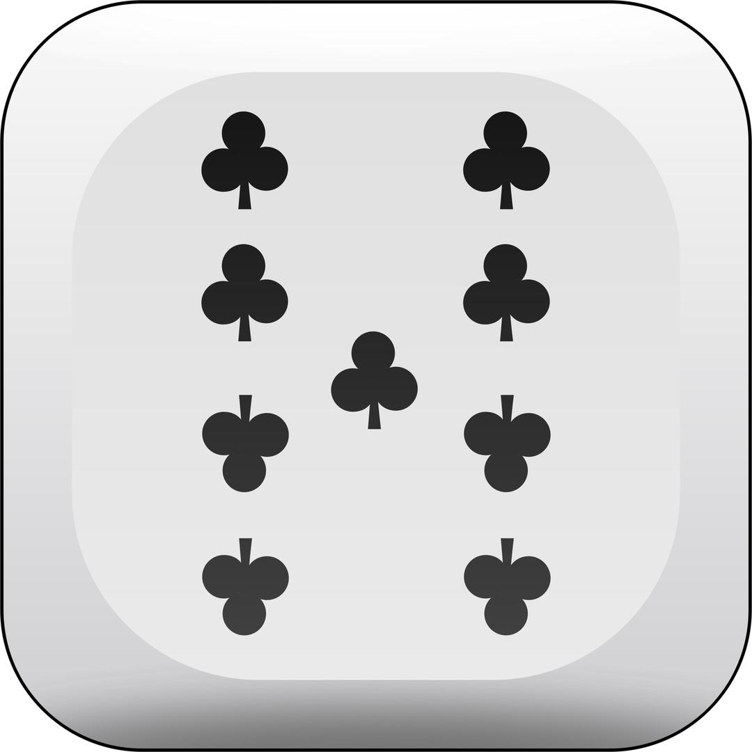 Poker dice - nine png transparent