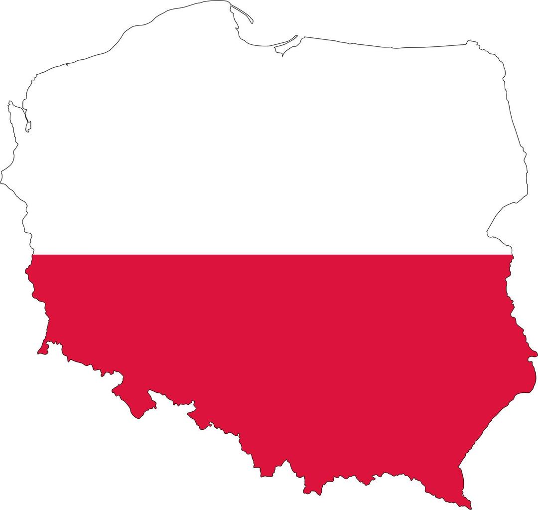 Poland Map Flag png transparent
