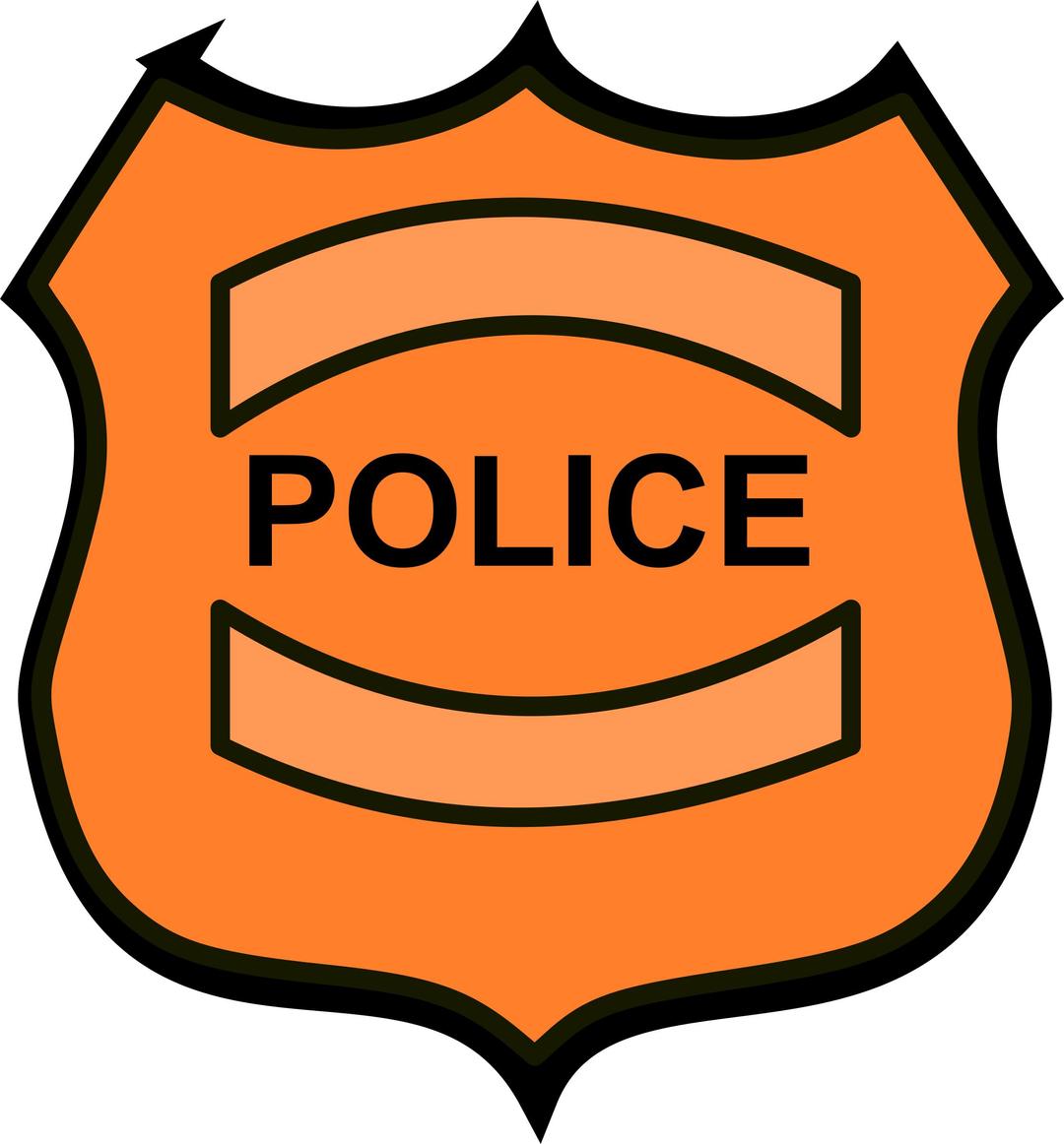 Police Badge png transparent