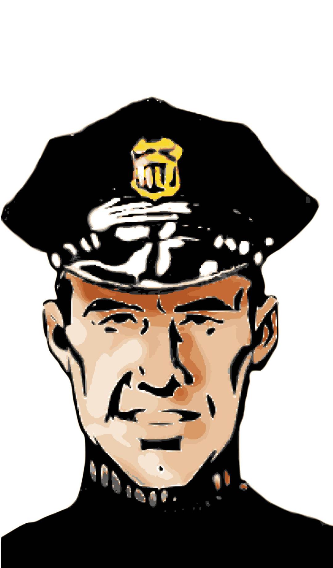 Policeman colored png transparent