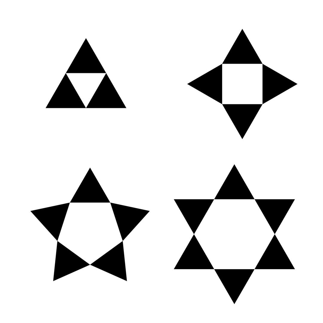 polygons from triangles png transparent