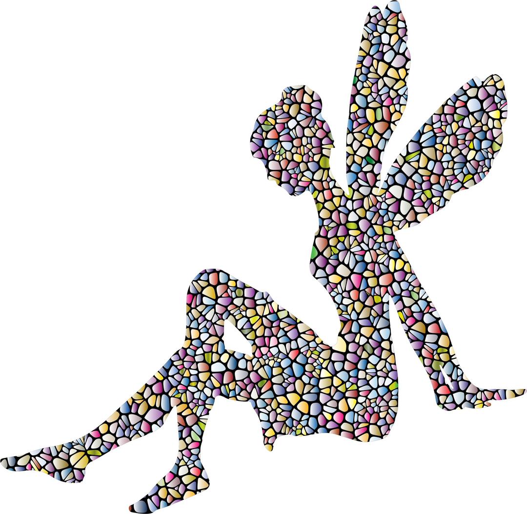 Polyprismatic Tiled Female Fairy Relaxing png transparent