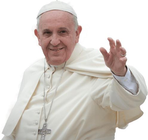 Pope Francis Hello png transparent