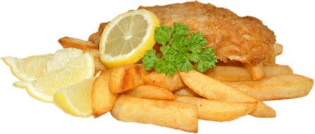 Portion Of Fish and Chips png transparent