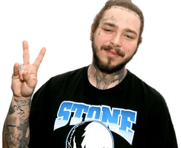 Post Malone Peace Sign png transparent