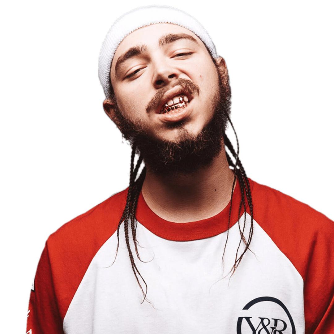 Post Malone Showing Teeth png transparent