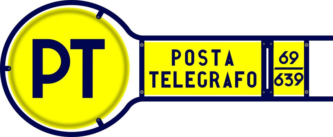 Post Office Sign png transparent